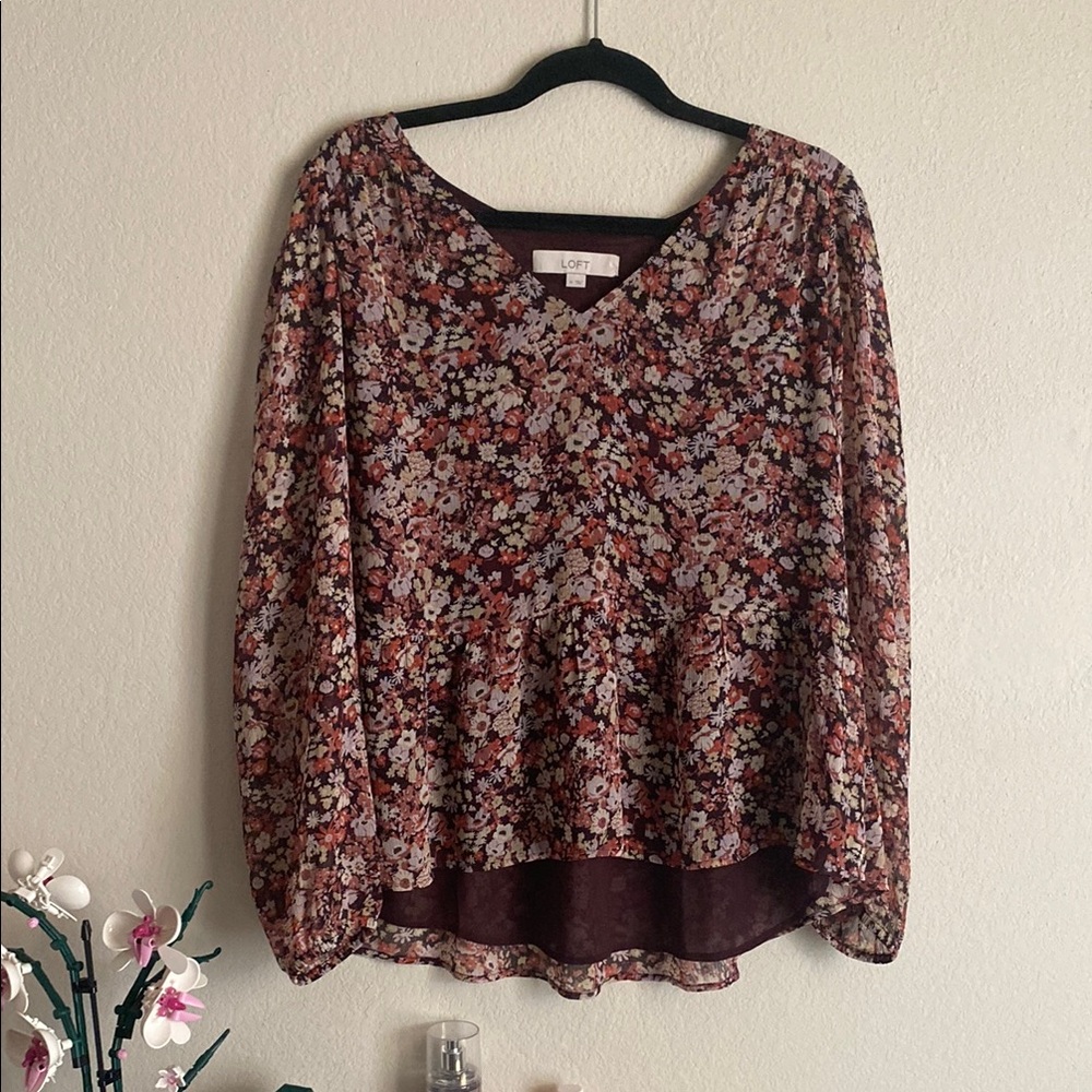 LOFT Floral Women's Top - Multicolor